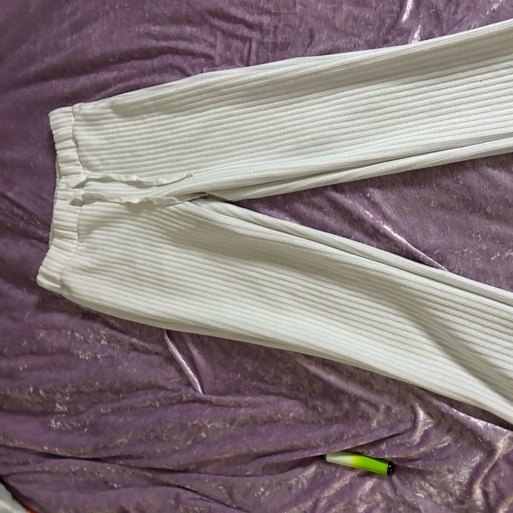 Joyce Leslie White Wide Leg Pants